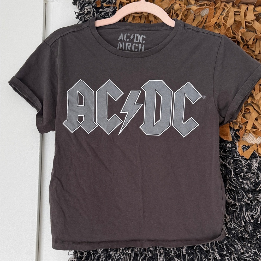 AC/DC Dark Gray Short Sleeve Tee